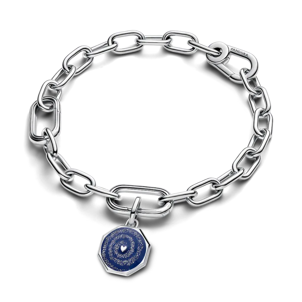 Pandora ME Galaxy Heart Medallion Charm - Image 7