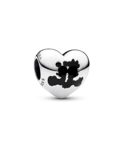 FINAL SALE - Disney Mickey Mouse & Minnie Mouse Heart Charm