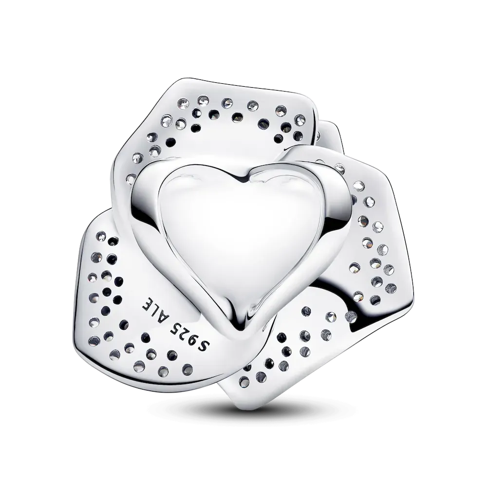 Sparkling Rose in Bloom Oversized Charm - Image 7