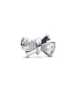 Alternative view of Silver Sparkling Bow Bracelet Set