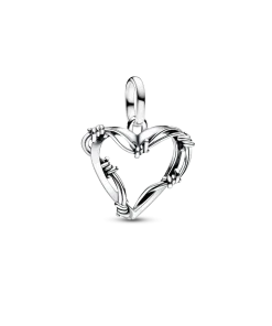 Wire Heart Medallion Charm