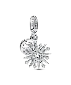 Sparkling Firework Double Dangle Charm