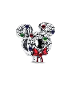Disney Mickey Mouse Christmas Wreath Charm