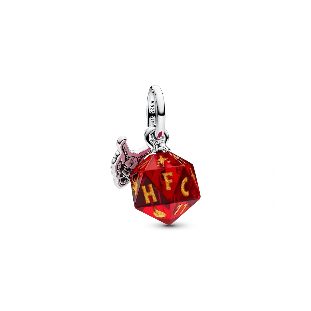 Stranger Things Hellfire Club Dice Dangle Charm