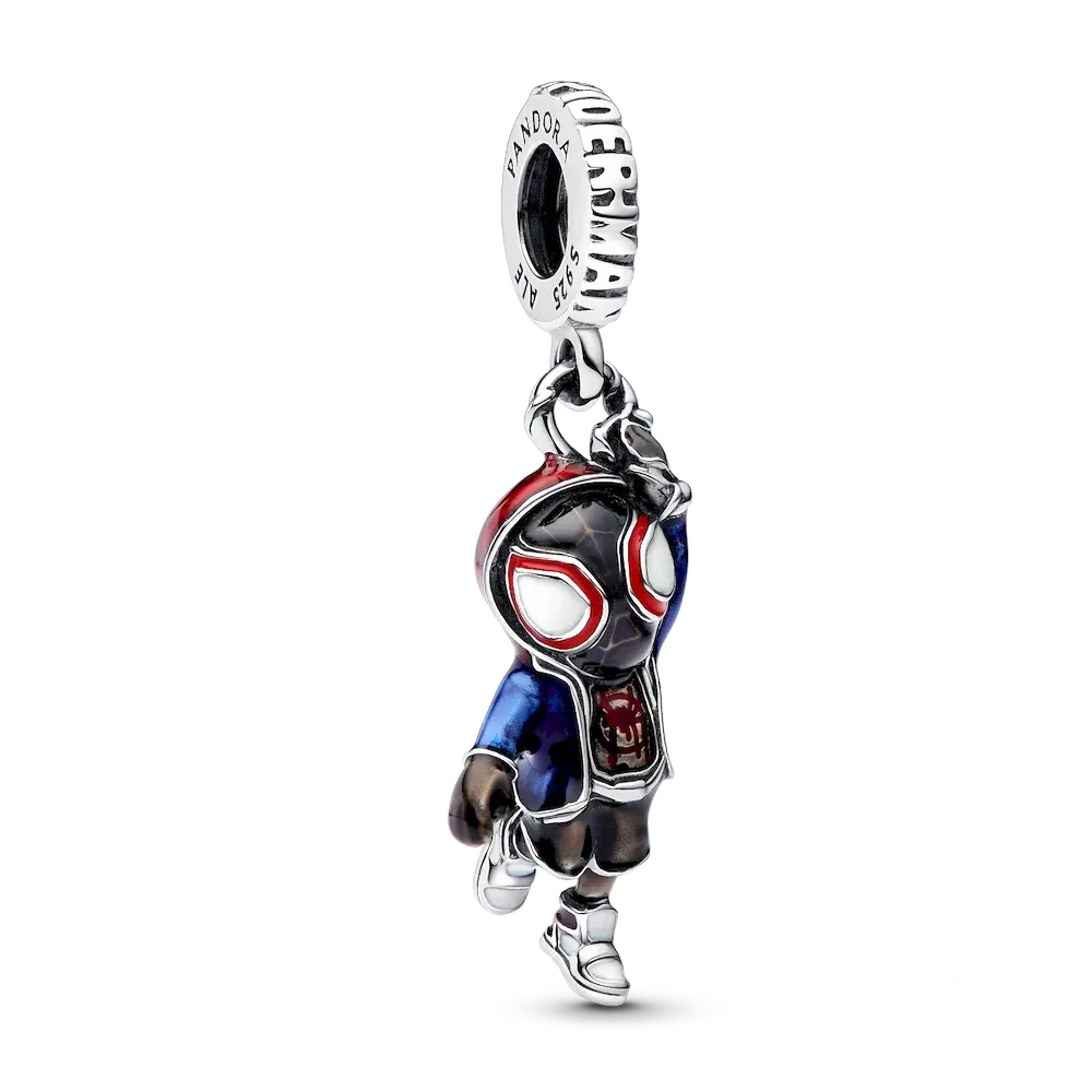 Marvel Spider-Man Miles Morales Charm Necklace Set