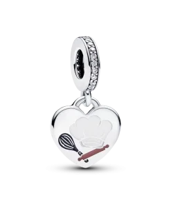 Engravable Baking Tools Heart Dangle Charm