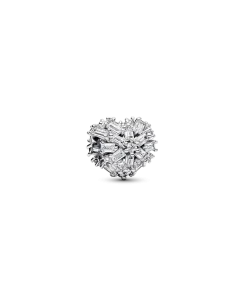 Sparkling Heart Charm