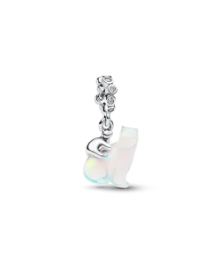 Polar Bear Mother & Cub Dangle Charm