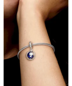 Alternative view of Spinning Globe Dangle Charm