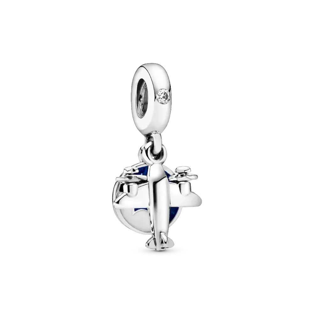 Propeller Plane Dangle Charm