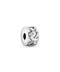 Knotted Hearts Clip Charm