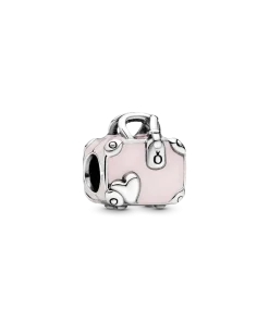 Pink Travel Bag Charm