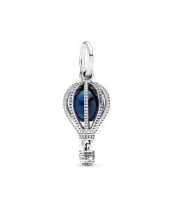 Blue Hot Air Balloon Travel Charm