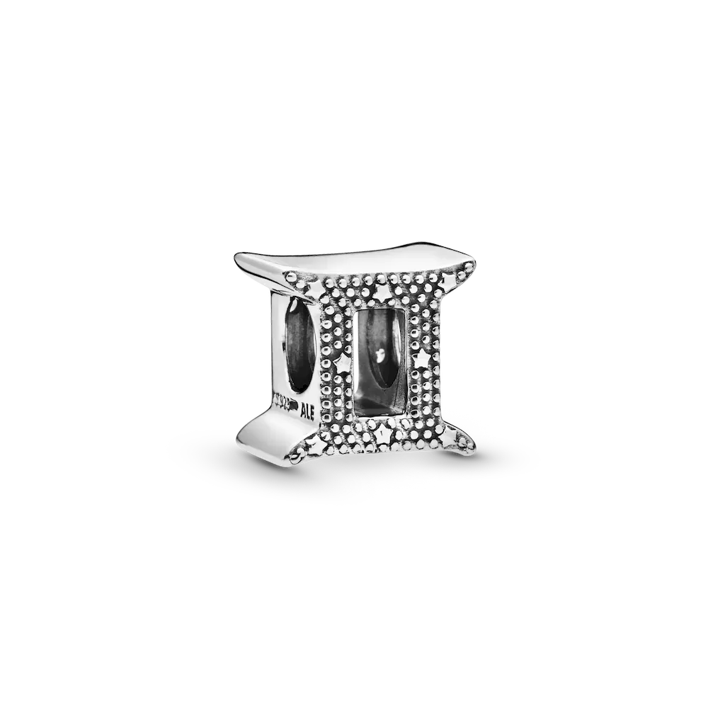 Gemini Zodiac Charm Studded Bracelet Set - Image 6