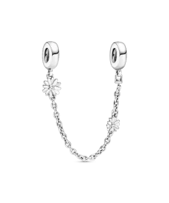 Daisy Flower Safety Chain Charm