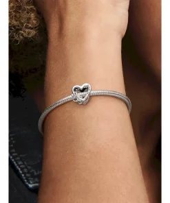 Alternative view of Love You Mom Infinity Heart Charm
