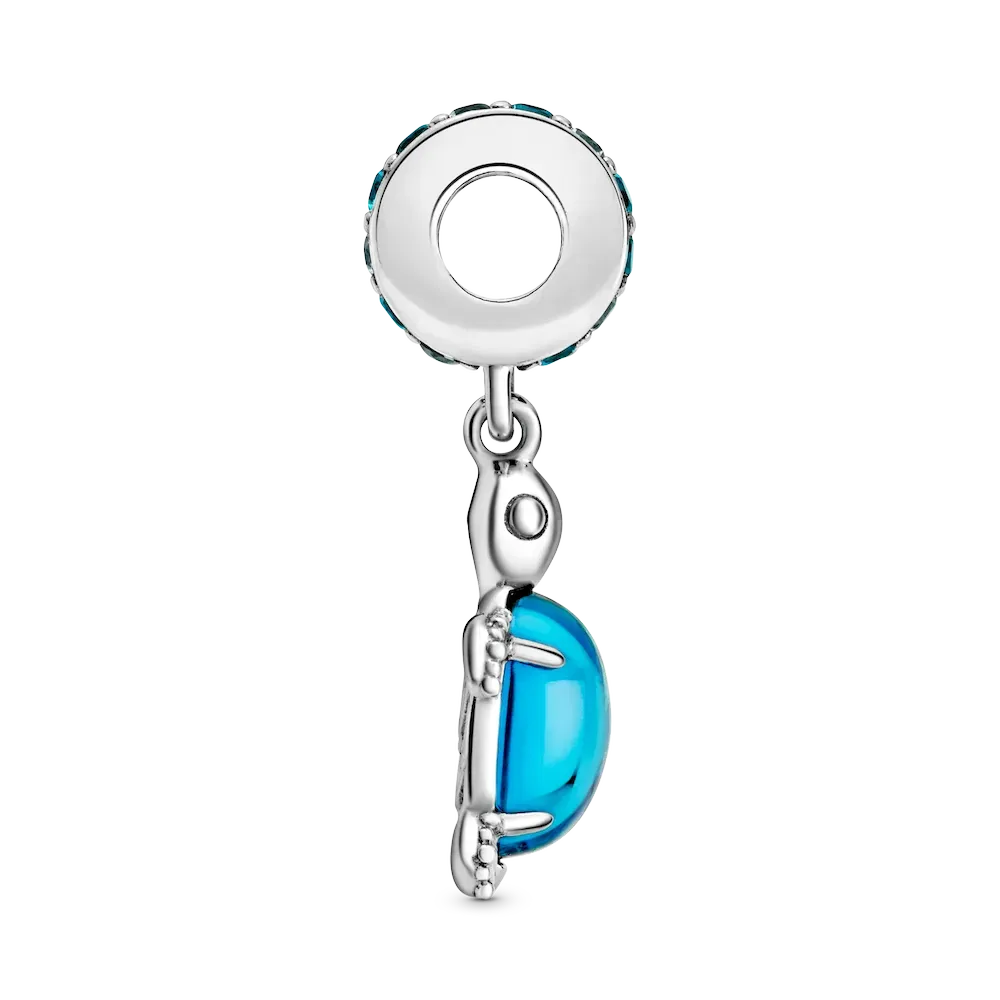 Murano Glass Sea Turtle Dangle Charm - Image 7