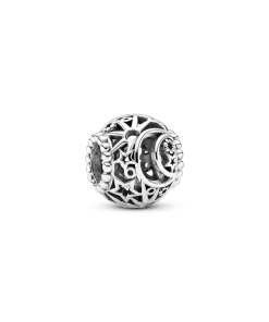 Openwork Sun, Stars & Moon Charm