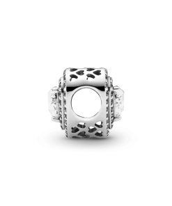 Alternative view of Sparkling Leveled Hearts Charm