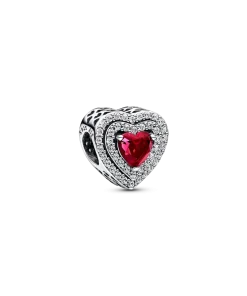 Sparkling Levelled Heart Charm