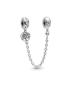 Heart Family Tree Safety Chain Charm