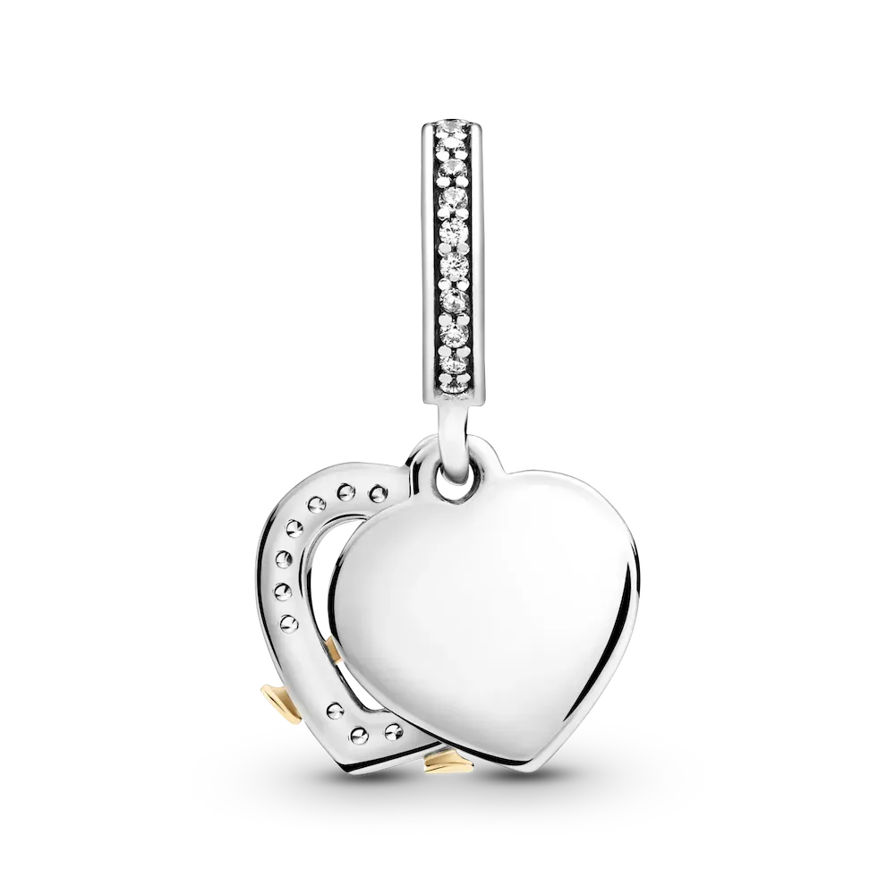 Two-tone Happy Anniversary Dangle Charm - Image 5