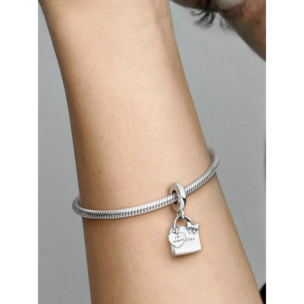 Pandora Shopping Bag Dangle Charm - Image 2