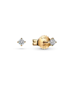 Pandora Era Lab-grown Diamond Stud Earrings 14K Gold