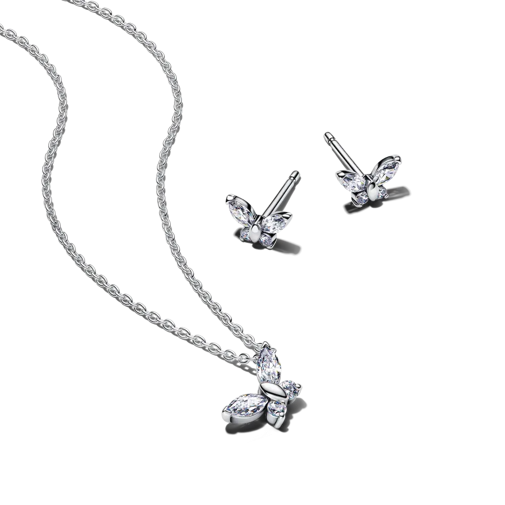 Sparkling Butterfly Jewelry Gift Set - Image 2