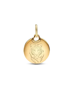Tyla Signature Tyger Round Tag Dangle Charm