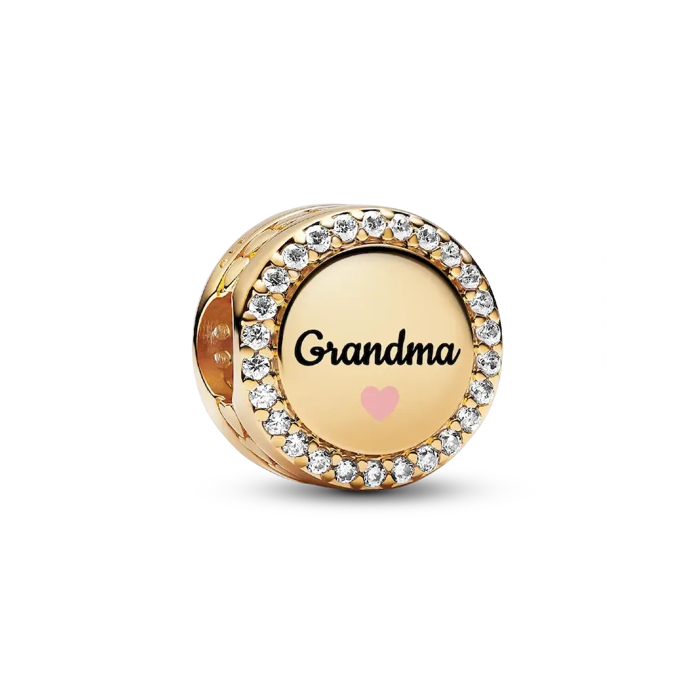 Engravable Grandma Charm