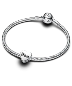 Alternative view of Cheer Mom Heart Charm
