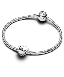 Alternative view of Dog Mom Heart Charm