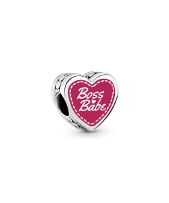 Boss Babe Heart Charm