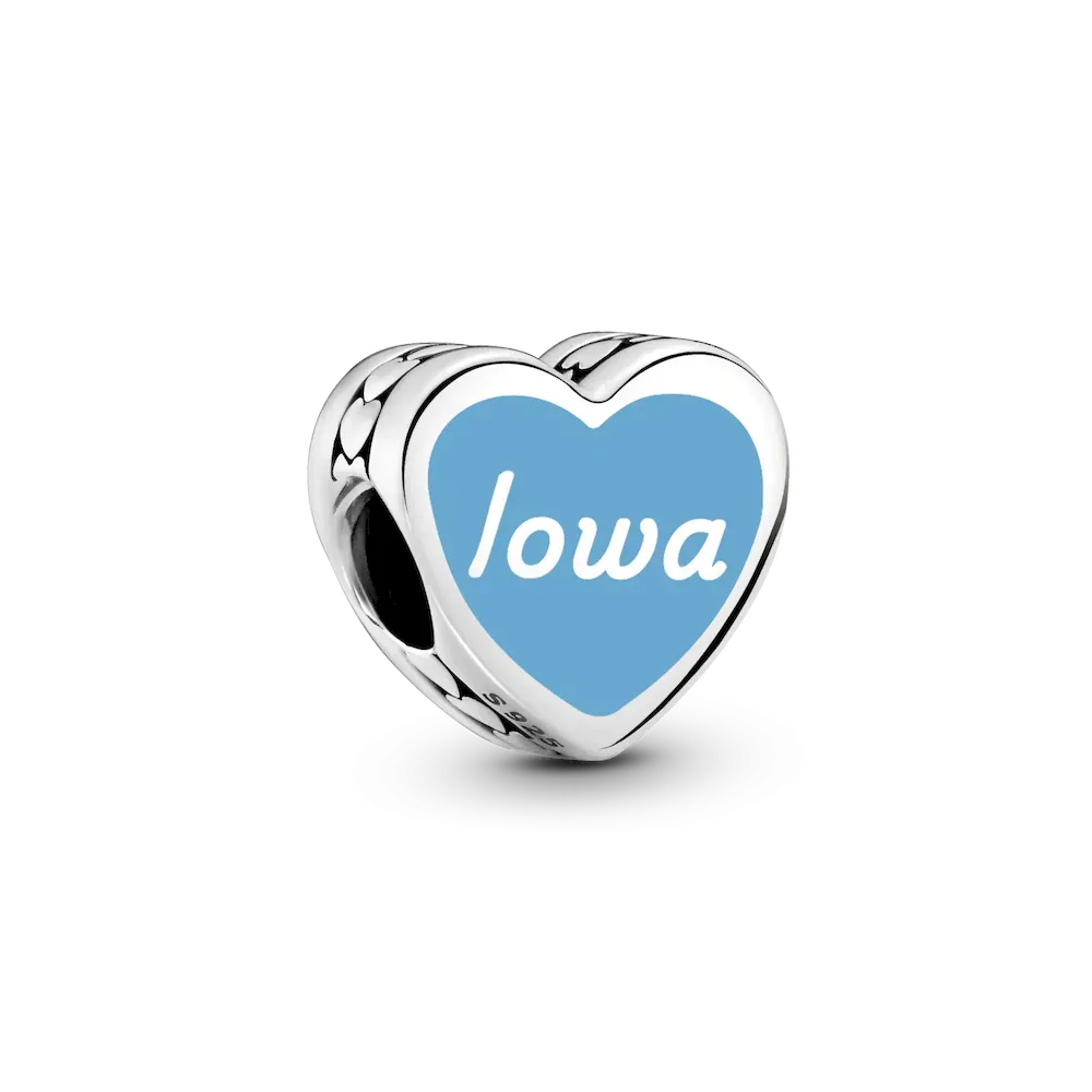 Iowa Heart Charm - Image 2
