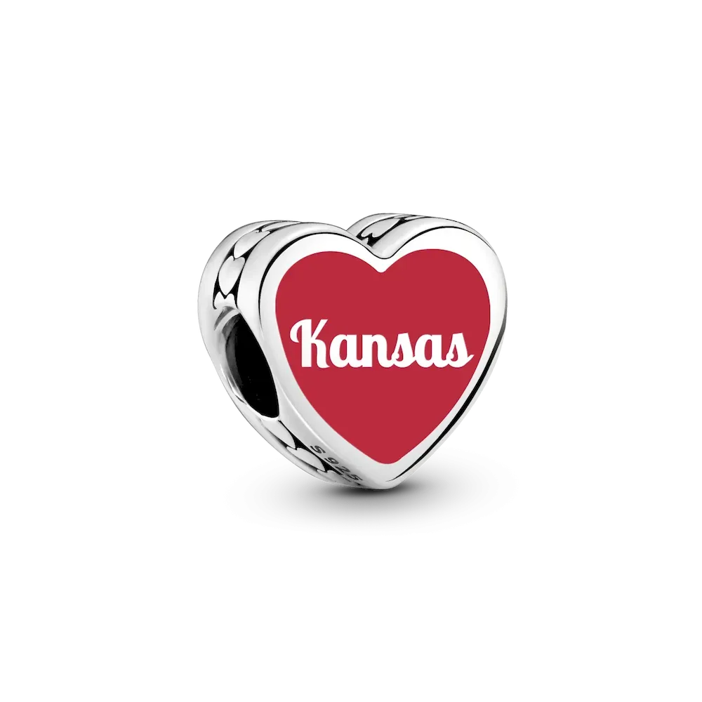 Kansas Heart Charm - Image 2