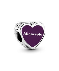 Alternative view of Minnesota Heart Charm