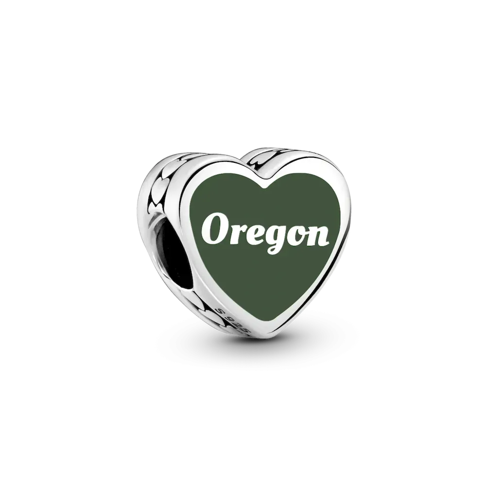 Oregon Heart Charm - Image 2