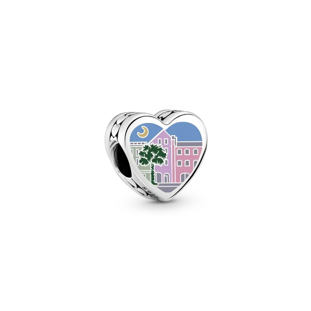 South Carolina Heart Charm