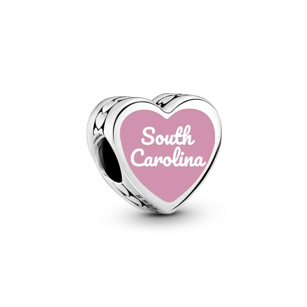 South Carolina Heart Charm - Image 2