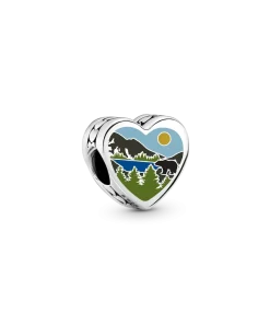 West Virginia Heart Charm