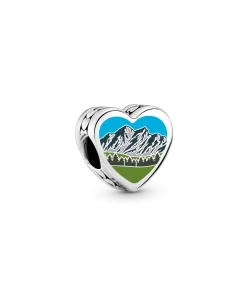Wyoming Heart Charm