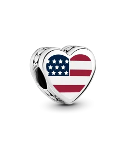 USA Heart Charm