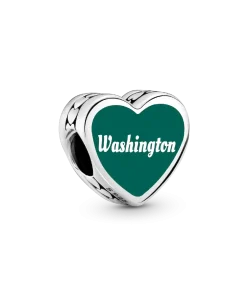 Washington State Scene Heart Charm