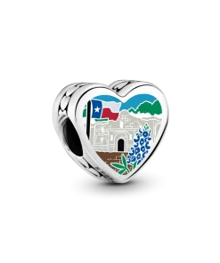 Texas Blue Bonnet Flag Charm