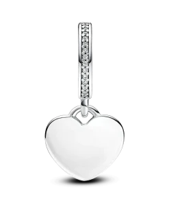 Alternative view of Day of the Dead Sugar Skull Heart Dangle Charm