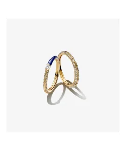 Pandora ME Blue Dual Ring Set