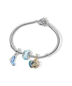 Disney Cinderella's Triple Charm Bracelet Set