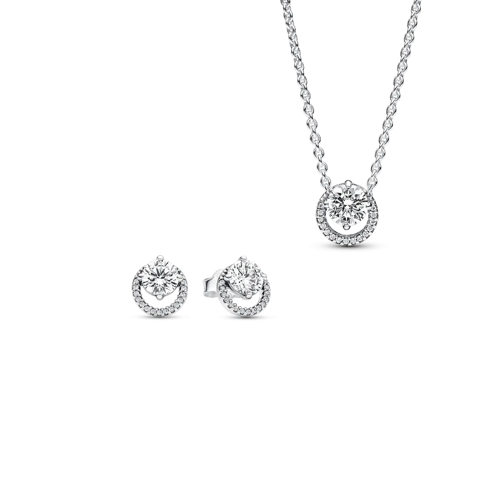 Sparkling Round Halo Gift Set