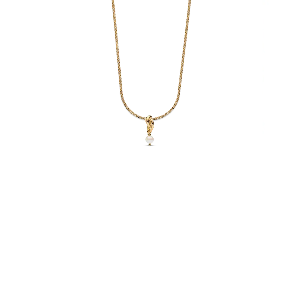 June Eternity Circle Dangle Charm Necklace Set